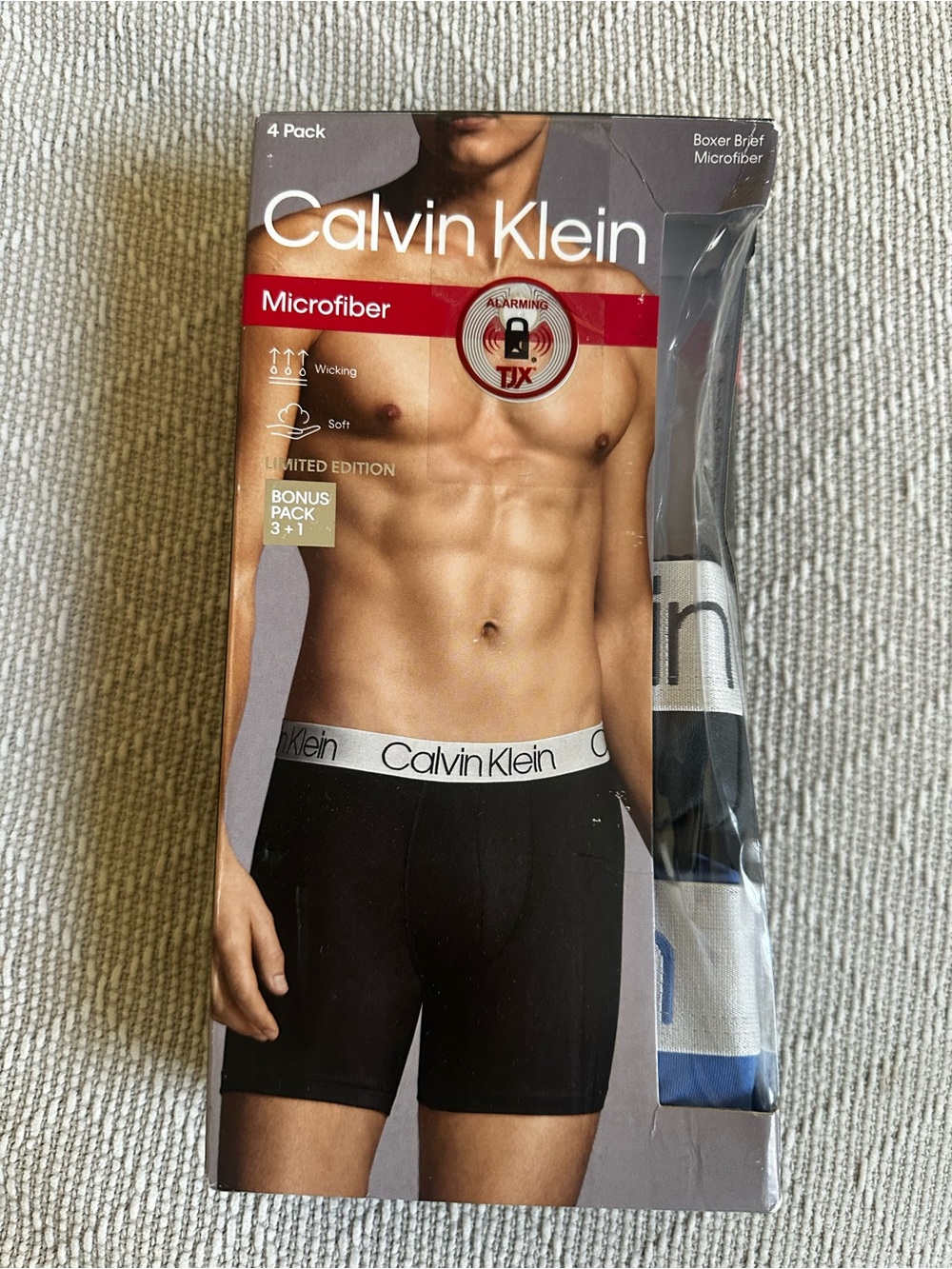Calvin Klein Men's Microfiber Boxer Briefs - Black 2 pcs